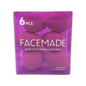 FaceMade Multi Color Make Up Sponges - 6 Count